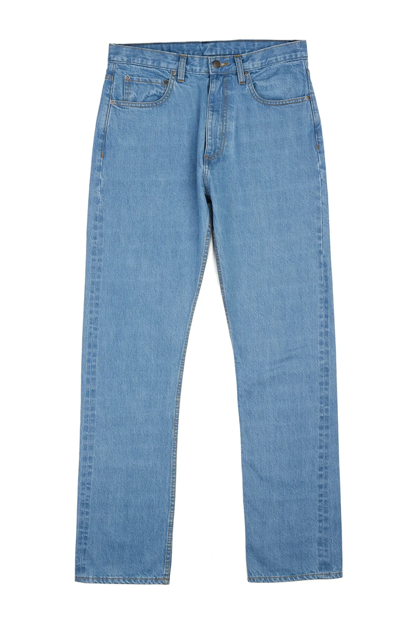 Barry Slim Selvedge Denim Five Pocket Jean - Fade - Image 5