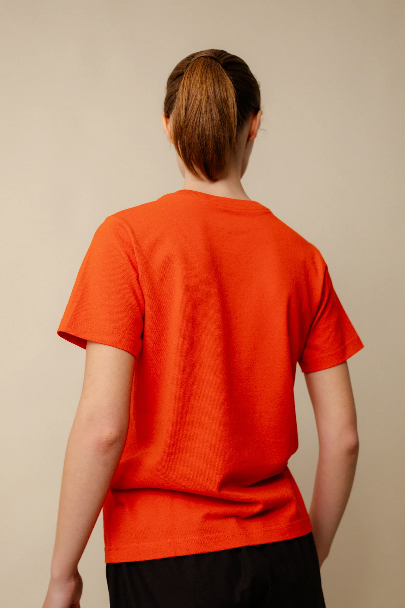 Women's Breathable T Shirt Plastic Free - Flame Red - Image 3